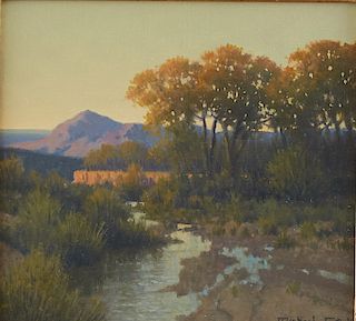 Michael Stack "San Pedro Evening Light" Oil on Canvas