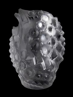 Lalique Crystal vase