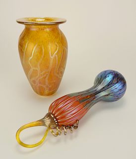 Jack Pine Art Glass gourd