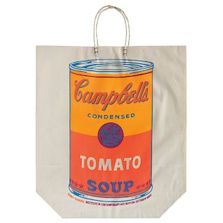 ANDY WARHOL, II.4A: Campbell's Soup Can (Tomato) 1966.