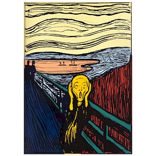 ANDY WARHOL, The Scream (After Munch). 