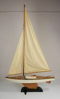 Sailboat model with stand