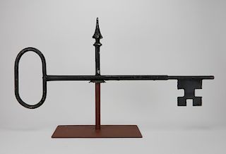 Iron 'Key' weathervane
