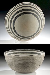 Anasazi Corrugated Pottery Bowl - Mesa Verde Museum