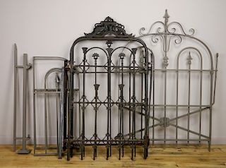 Pair of Ohio cast iron gates