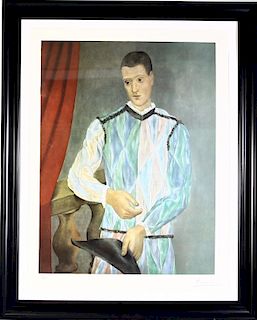Pablo Picasso "Harlequin From The Barcelona Suite"