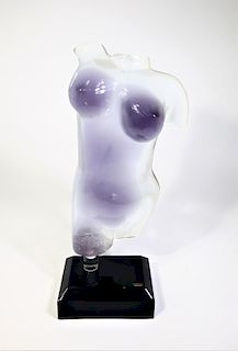 Shlomi Haziza (born 1969) Acrylic Torso Sculpture