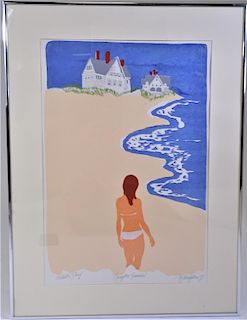 Artist Proof Lithograph, "Hampton Summer" '79