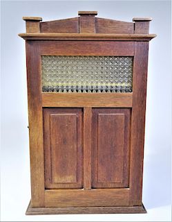 Antique Wooden Medicine Cabinet