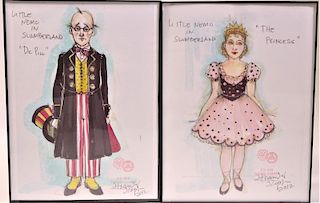 Original Opera Costume Design Sketches