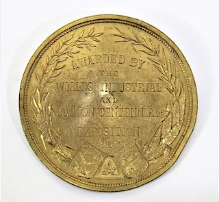 World's Industrial and Cotton Centennial Medal