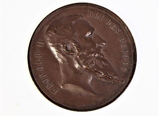 1894 Commemorative Bronze Medal, Leopold II