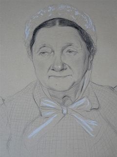 Frank von der Lancken (1872 - 1950) Pencil/Chalk
