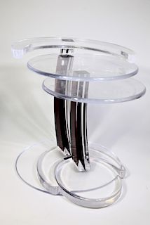 (3) Lucite Nesting Tables