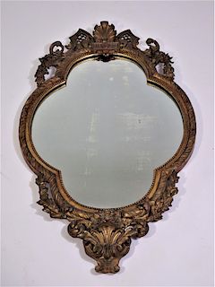 Antique Gilt Wooden Carved Mirror
