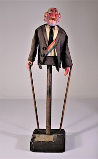 "Le Maire" Hand Crafted Puppet, France
