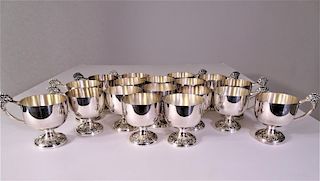 (18) EPNS Silver Plated P. Ferner Cups
