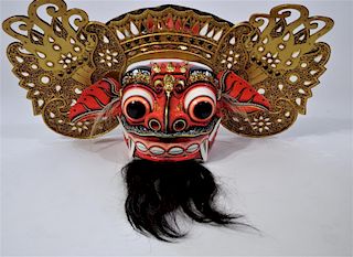 Ida Bagus Anom (Indonesian) Mask and Crown