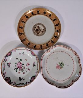 (3) Chinese Export Style Dishes