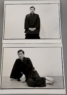 John Gruen (B1926), gelatin silver print, Kose Hara: Two Works, signed in pencil and stamped. 11" x 14".