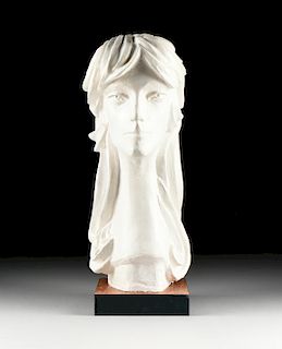 DAVID ADICKES (American/Texas b. 1927) A SCULPTURE, "Maquette for Bust of Emily,"