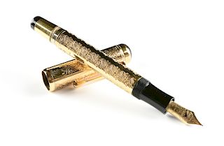 A MONTBLANC "Louis XIV" LIMITED EDITION 4810 FOUNTAIN PEN WITH 18K NIB, GERMANY, ISSUED 1994,
