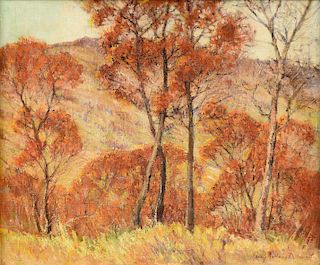 HARRY ANTHONY DEYOUNG (American/Texas 1893-1956), "Autumn,"