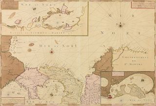 AN ANTIQUE MAP, "Carte particulière de Isthmus, ou Darien, qui comprend le Golfe de Panama & c., Cartegene et les isles aux environs," AMSTERDAM, 18TH