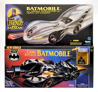 2PC 1994 Kenner Batman Batmobile MISB Toy Group