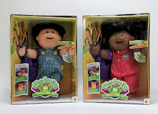 2PC 1995 Mattel Snack Time Cabbage Patch Kids MISB