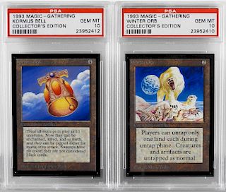 2PC Magic The Gathering Collector's Edition PSA 10