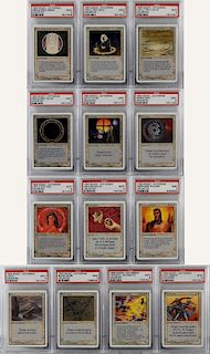 13PC Magic The Gathering Unlimited TCG PSA 9 Group