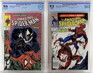 Marvel Comics Amazing Spider-Man #316 #361 CBCS