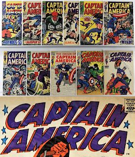 11PC Marvel Captain America #101-111 Complete Run