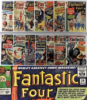 14PC Fantastic Four #7-44 Part. Run & Annual #1-2
