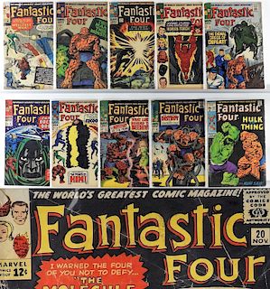 10PC Marvel Fantastic Four #20-112 Partial Run