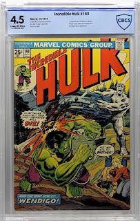 Marvel Comics Incredible Hulk #180 CBCS 4.5
