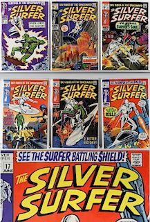 6PC Marvel Comics Silver Surfer #2-17 Partial Run