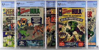 5PC Marvel Comics Tales to Astonish #68-#100 CBCS