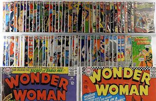 76PC DC Comics Wonder Woman #152-254 Partial Run
