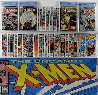 41PC Marvel X-Men #138-221 Partial Run CBCS 9.4
