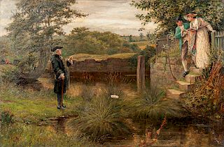 Alfred Walter Bayes (British, 1832-1909)  Thwarted