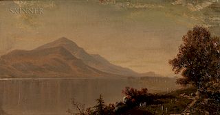 Alfred Thompson Bricher (American, 1837-1908)  Hudson River View, Possibly West Point