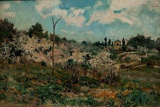 Casimiro Sainz y Saiz (Spanish, 1853-1898)  Spanish Landscape