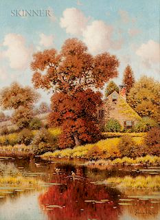 George W. Drew (American, 1875-1968)  Autumn Pond
