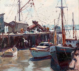 Emile Albert Gruppé (American, 1896-1978)  Harbor View