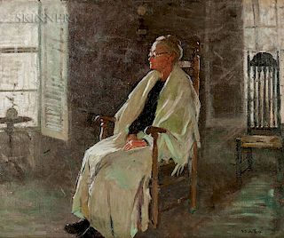 Gertrude Fiske (American, 1879-1961)  The Old Lady