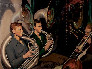 John Rutherford Boyd (American, 1884-1951)  Horn Section