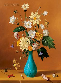 Fernand Renard (French, 1912-1990)  Still Life with Flowers
