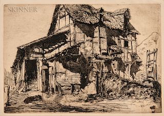 James Abbott McNeill Whistler (American, 1834-1903)  The Unsafe Tenement